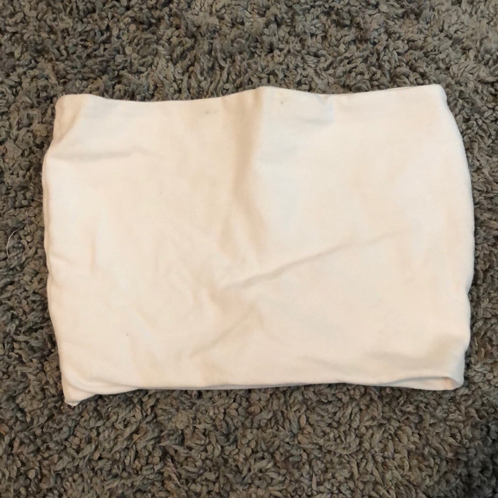 white tube top